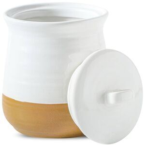 Tikooere Ceramic Food Storage Jar/Canister for Countertop with Airtight Lid